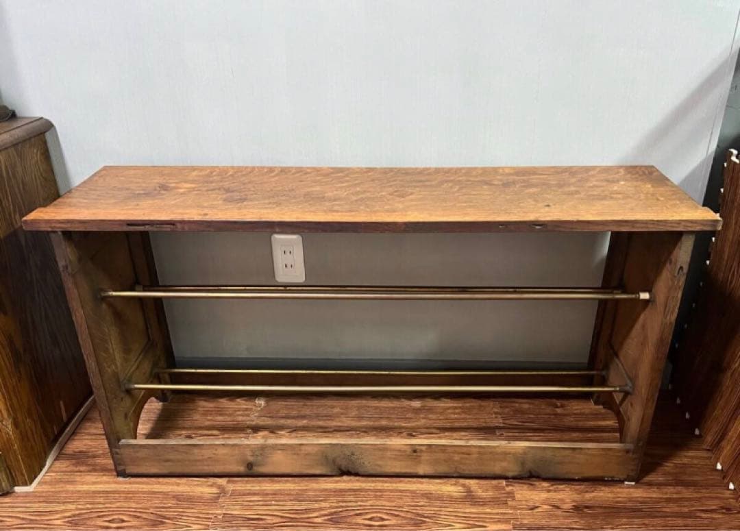 USA アンティーク　シューズラック　ビンテージ 家具　什器