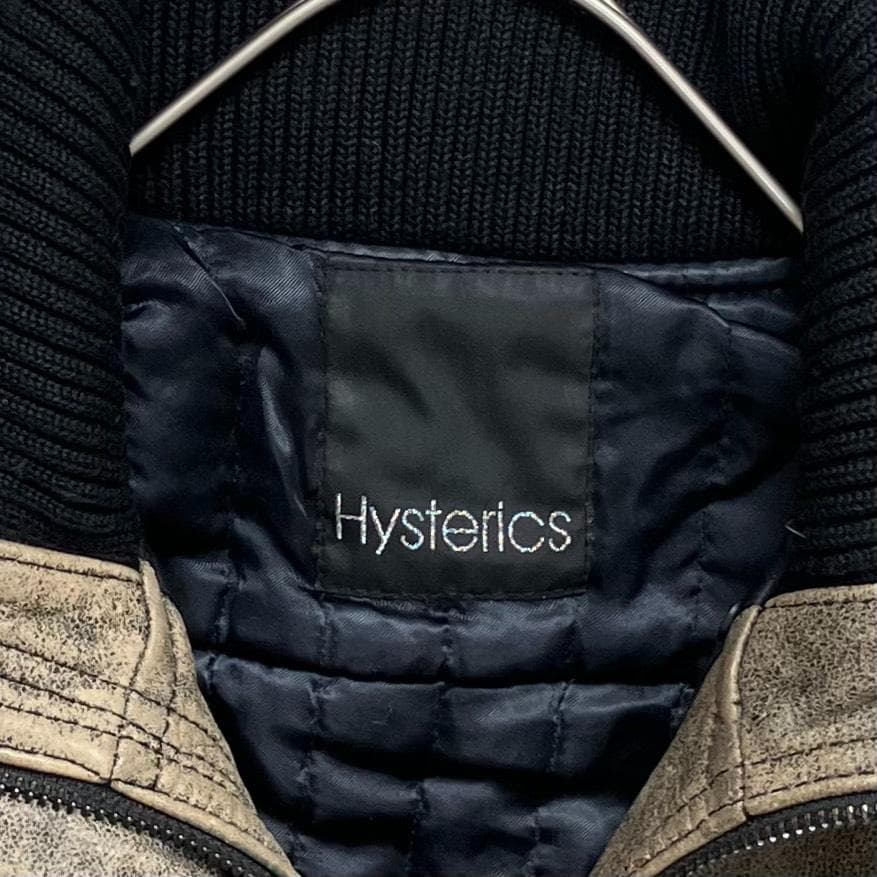 美品✨ヒステリックス レザージャケット ブルゾン 短丈 Y2K 裏地キルティング