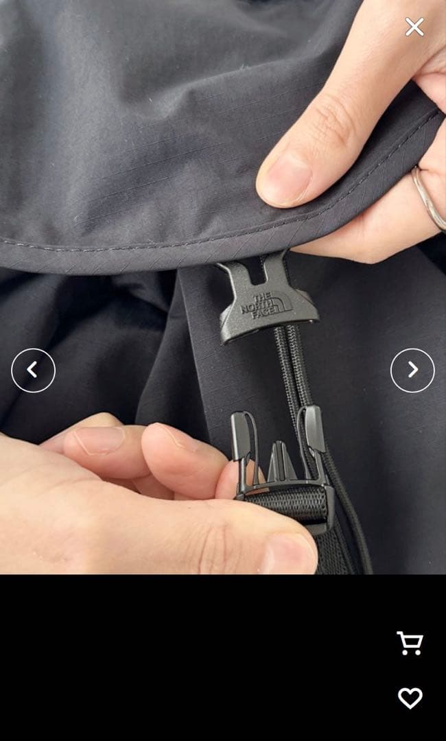 THE NORTH FACE ブラック リュック　韓国