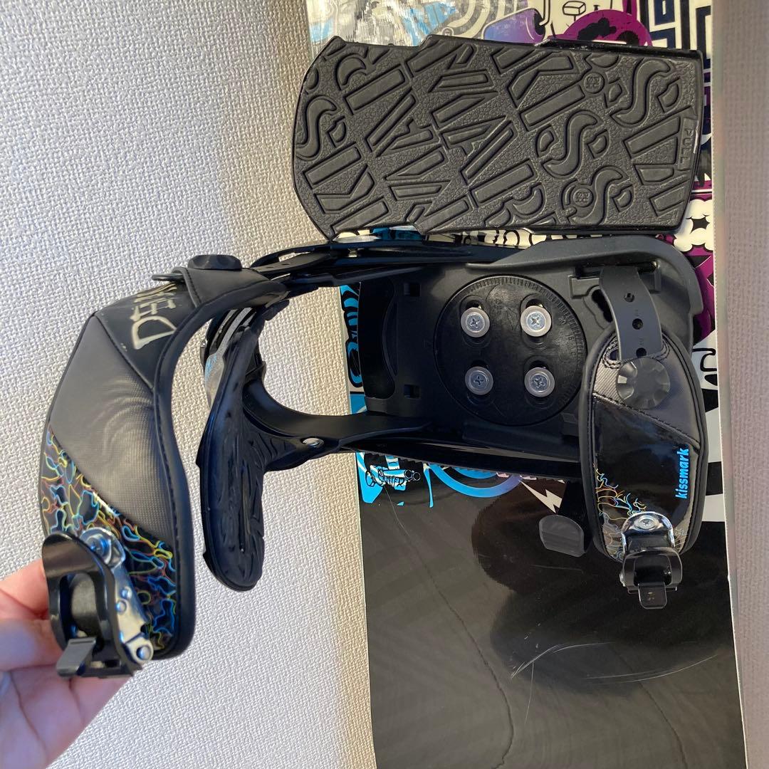 RIDEライド 152cm　スノーボード　カバービンディング付