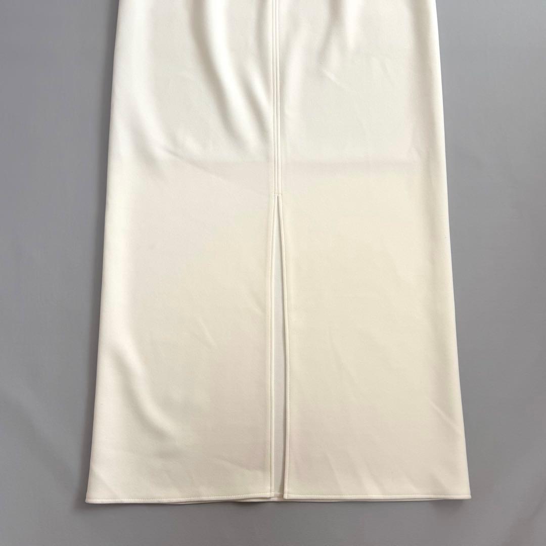 【新品タグ付き】NOBLE コンフォートジャージーライクタイトスカート 40