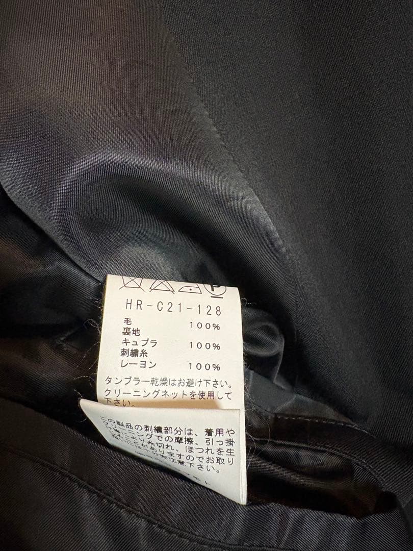 ヨウジヤマモト HOMME 16/17AW LOOK 17 リエ刺繍コート