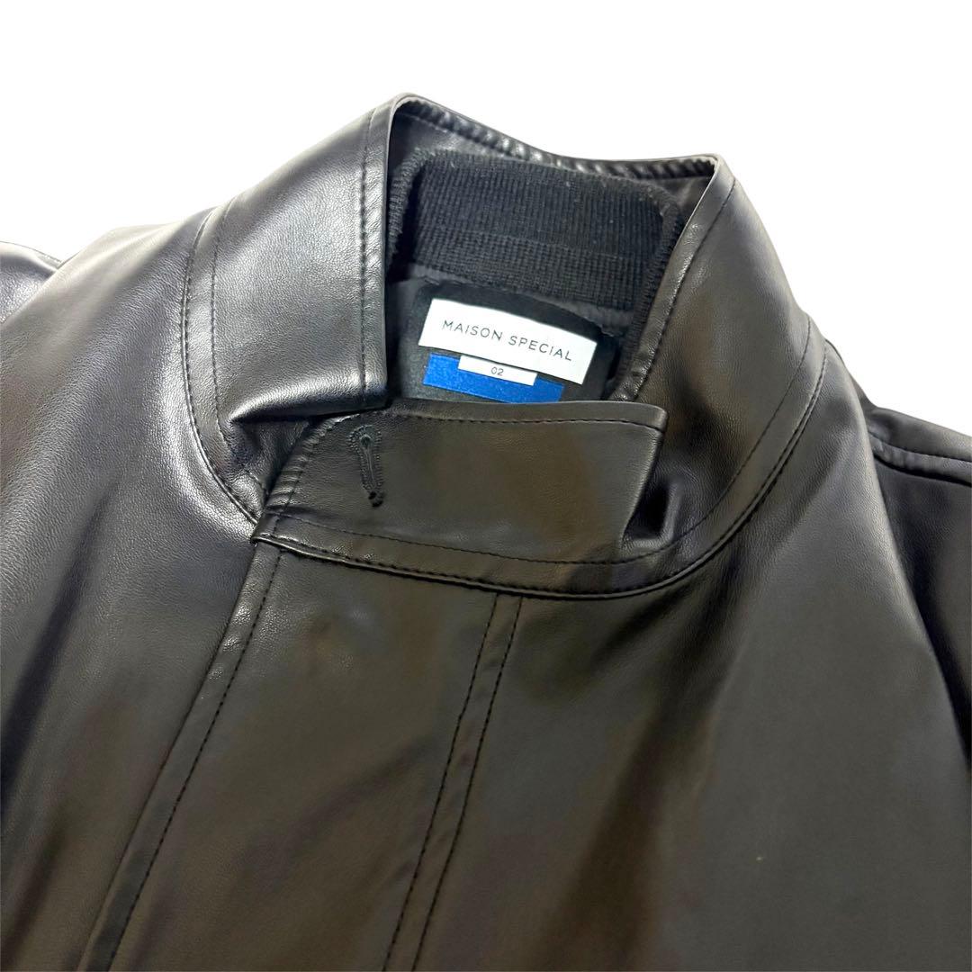 maison special メゾンスペシャル ブルゾン ジャケット レザー