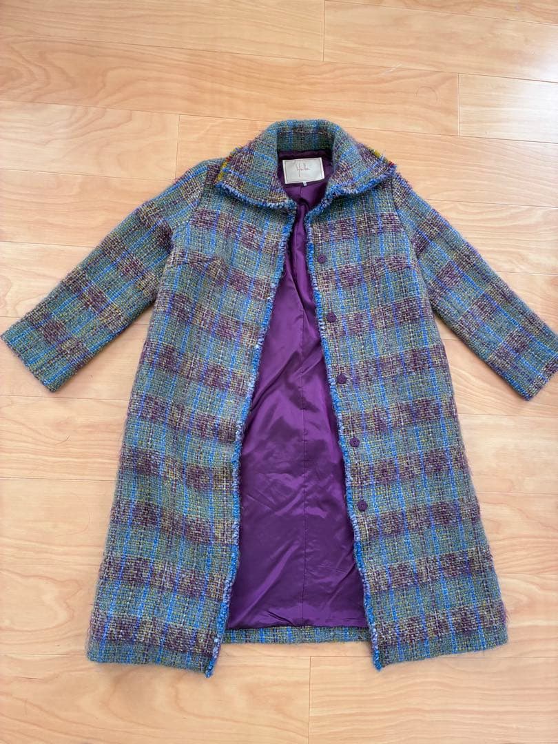 シビラ　ツイード ロングコート