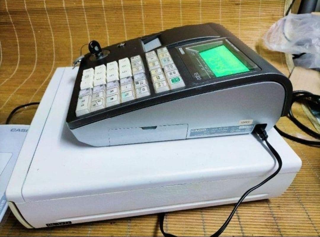 カシオレジスター　TE-300　フル設定無料　 送料無料人気機種　309998