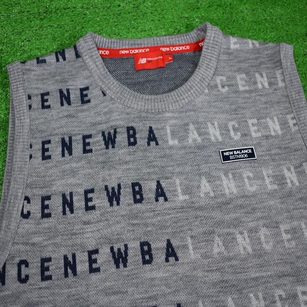 み*う様 New Balance/ニューバランス ゴルフVネックベスト【グレー/