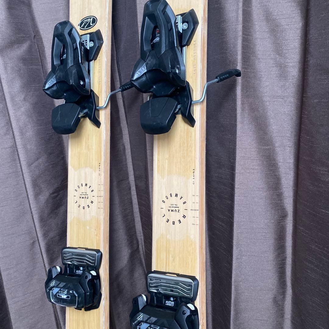 ZUMA スキー板　BAMBOO 167 フィッシャースキーカバー付き！