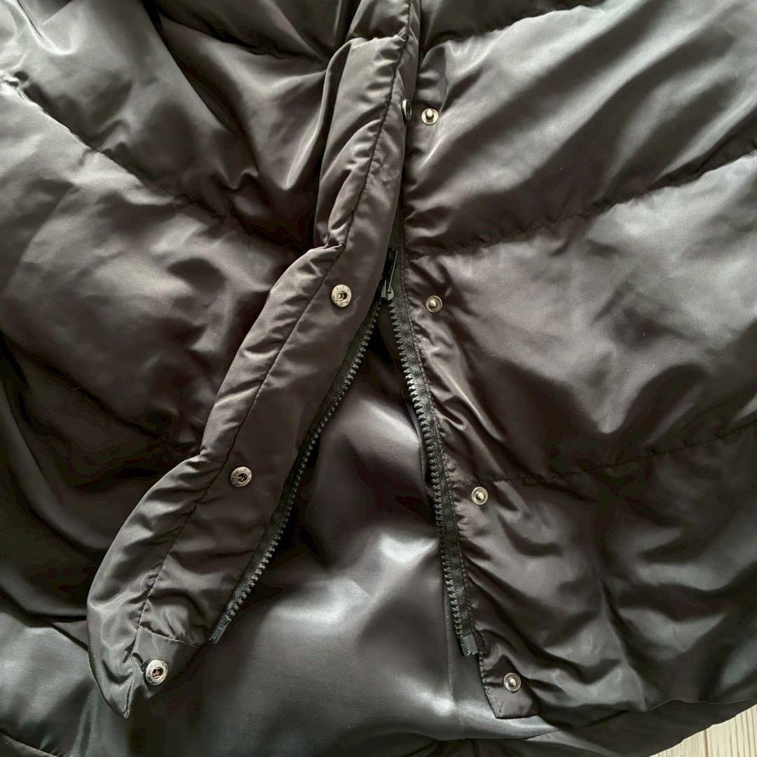 美品【バースデーバッシュ】フレアロングダウンコート ボアネック Aライン S 黒