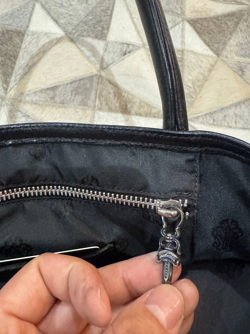 Chrome hearts レザートートバッグ　正規店購入　名古屋ラシック