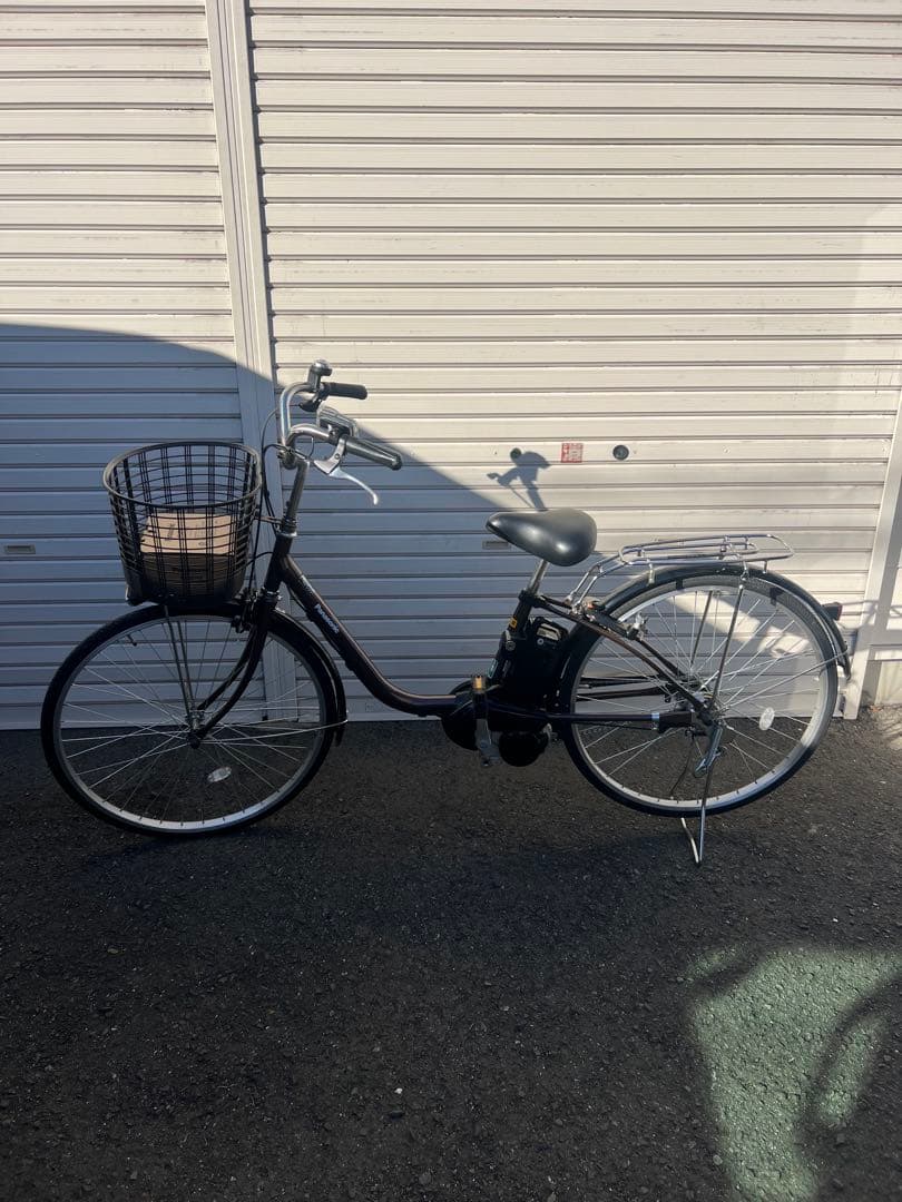 美品　Panasonic 電動アシスト自転車 茶 BE-FY612T 室内保管
