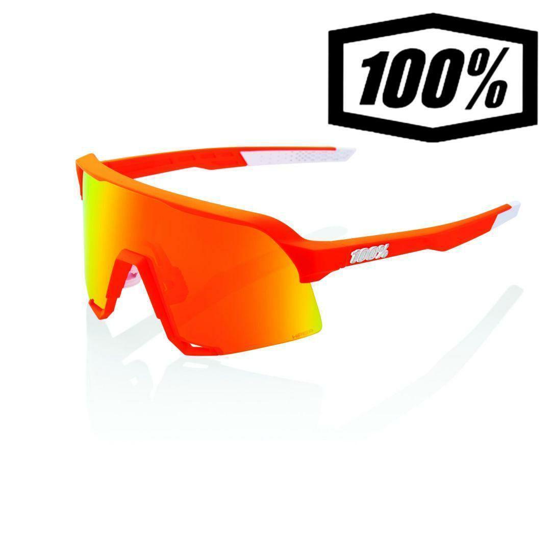 現在モデル 100% S3 ネオンオレンジ ワンハンドレッド サングラス
