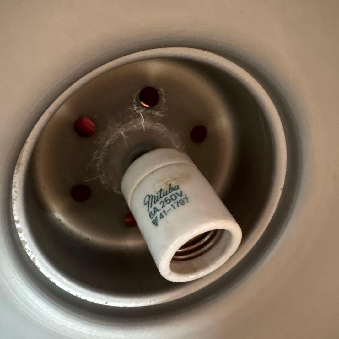 ビンテージ　昭和　照明器具　ペンダント　赤