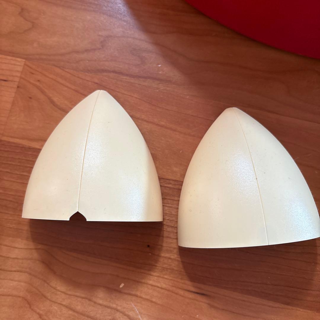 ビンテージ　昭和　照明器具　ペンダント　赤