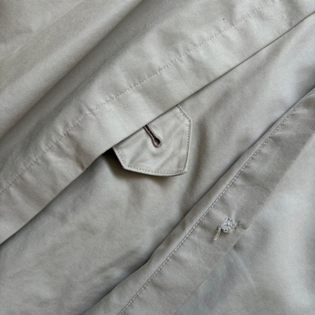 90s◆美品 BURBERRY ベルト付 トレンチコート カーキ ロング L