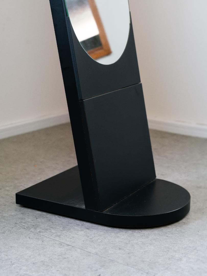 80s SHISEIDO 非売品 スタンドミラー スペースエイジ ポストモダン