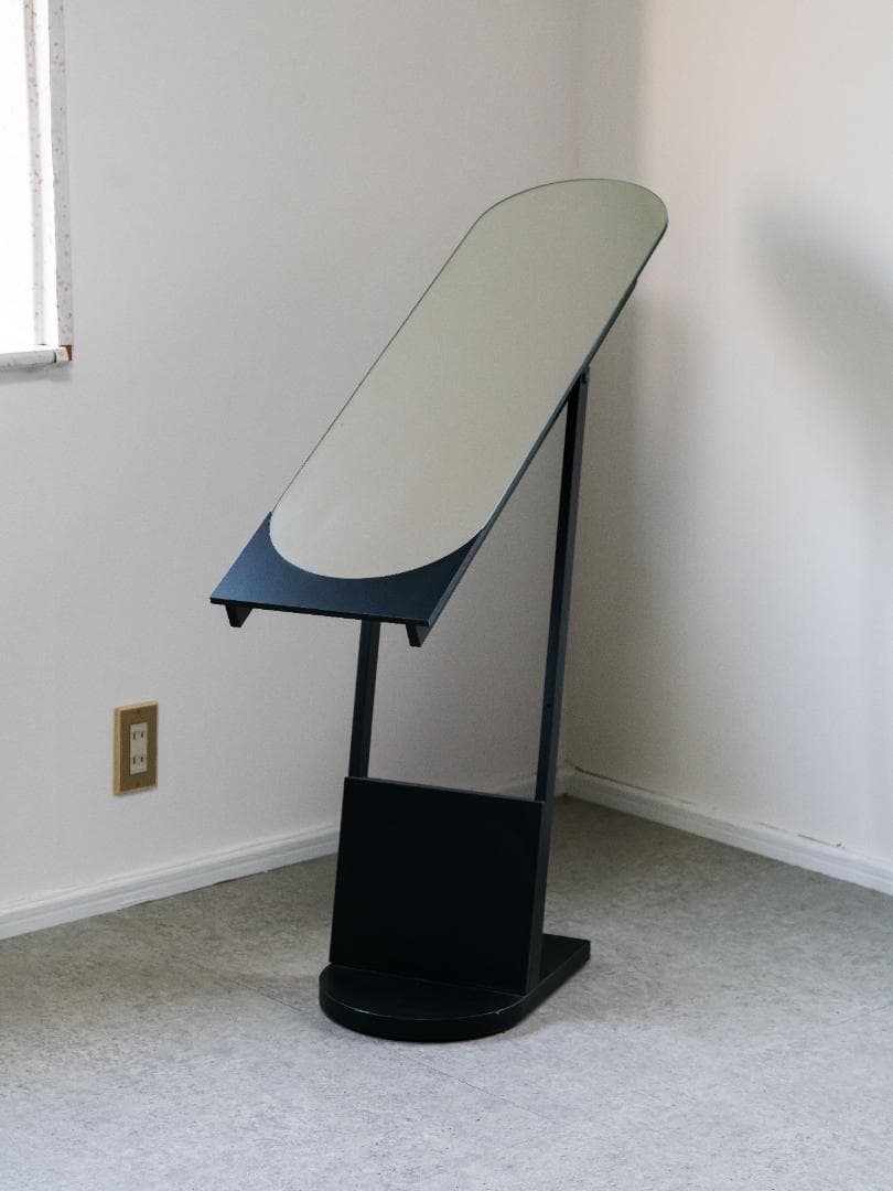 80s SHISEIDO 非売品 スタンドミラー スペースエイジ ポストモダン