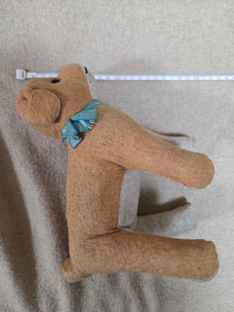 フランスアンティーク　犬ぬいぐるみ