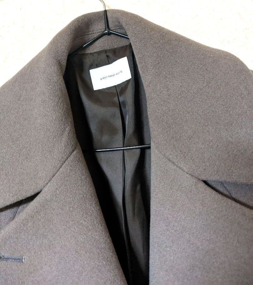 グリーンレーベルリラクシング　SPINTO　ダブルテーラードコート　美品　現行