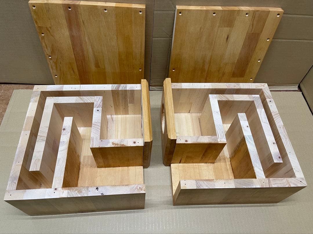 バックロードホーン9.2cmユニット搭載自作スピーカー