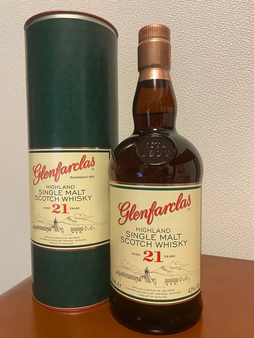 グレンファークラス21年 700ml 箱付き
