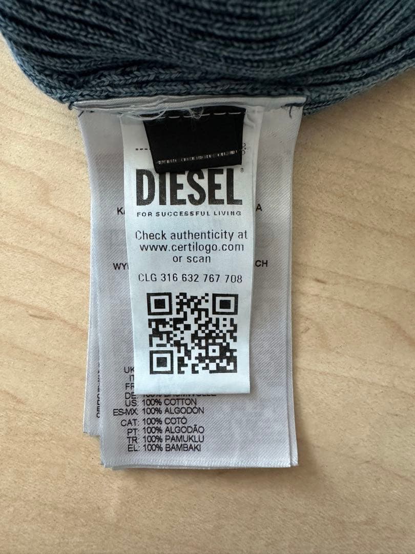 DIESEL タンクトップ M-ANCHOR-A-SL Lサイズ 8AT