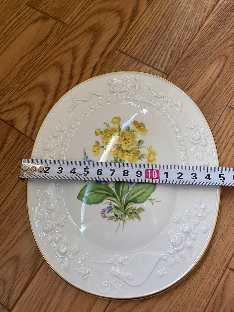 美品★希少★マイセン 陶板画 壁掛け 花柄　　アンティーク