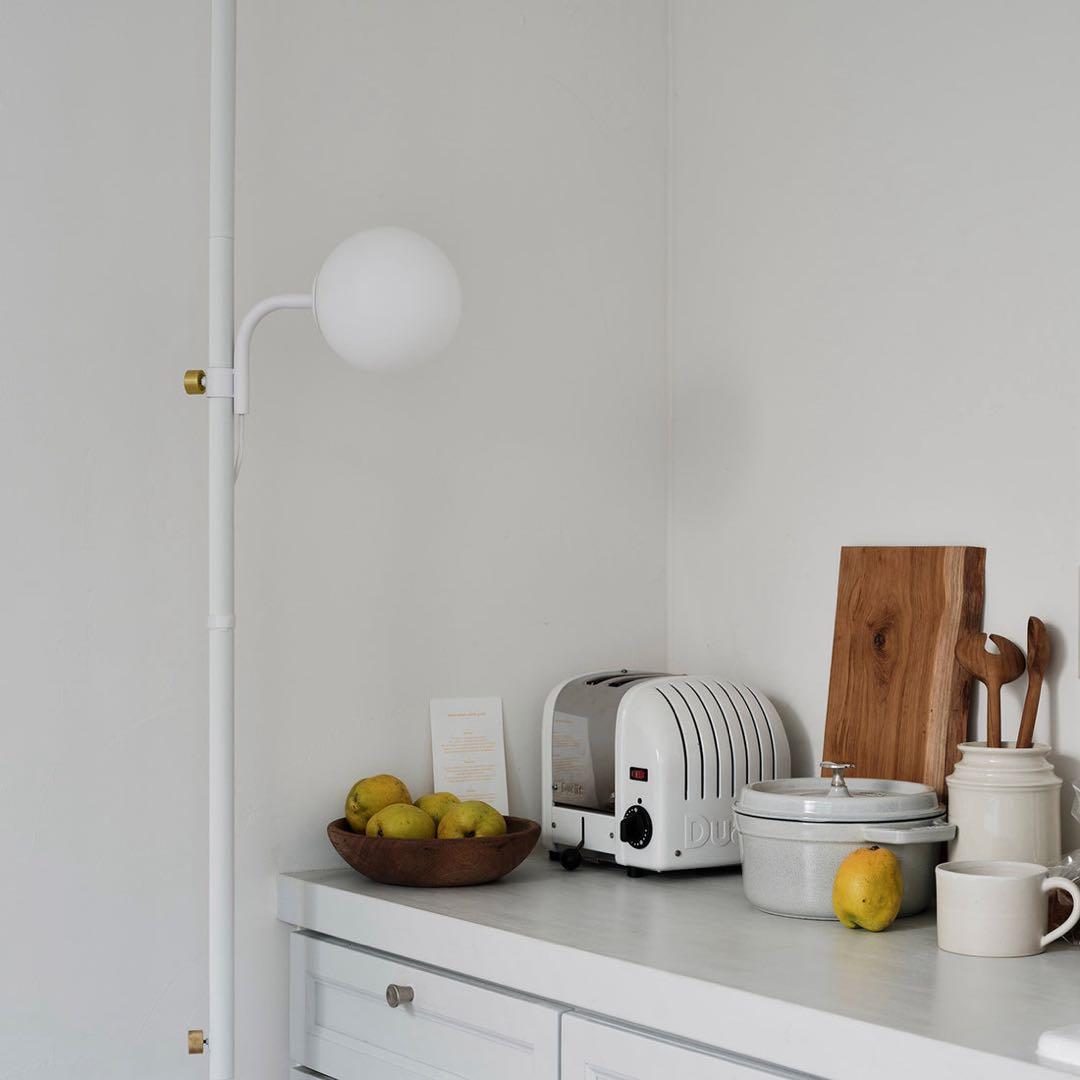 M*U様 DRAW A LINE Ball Lamp White