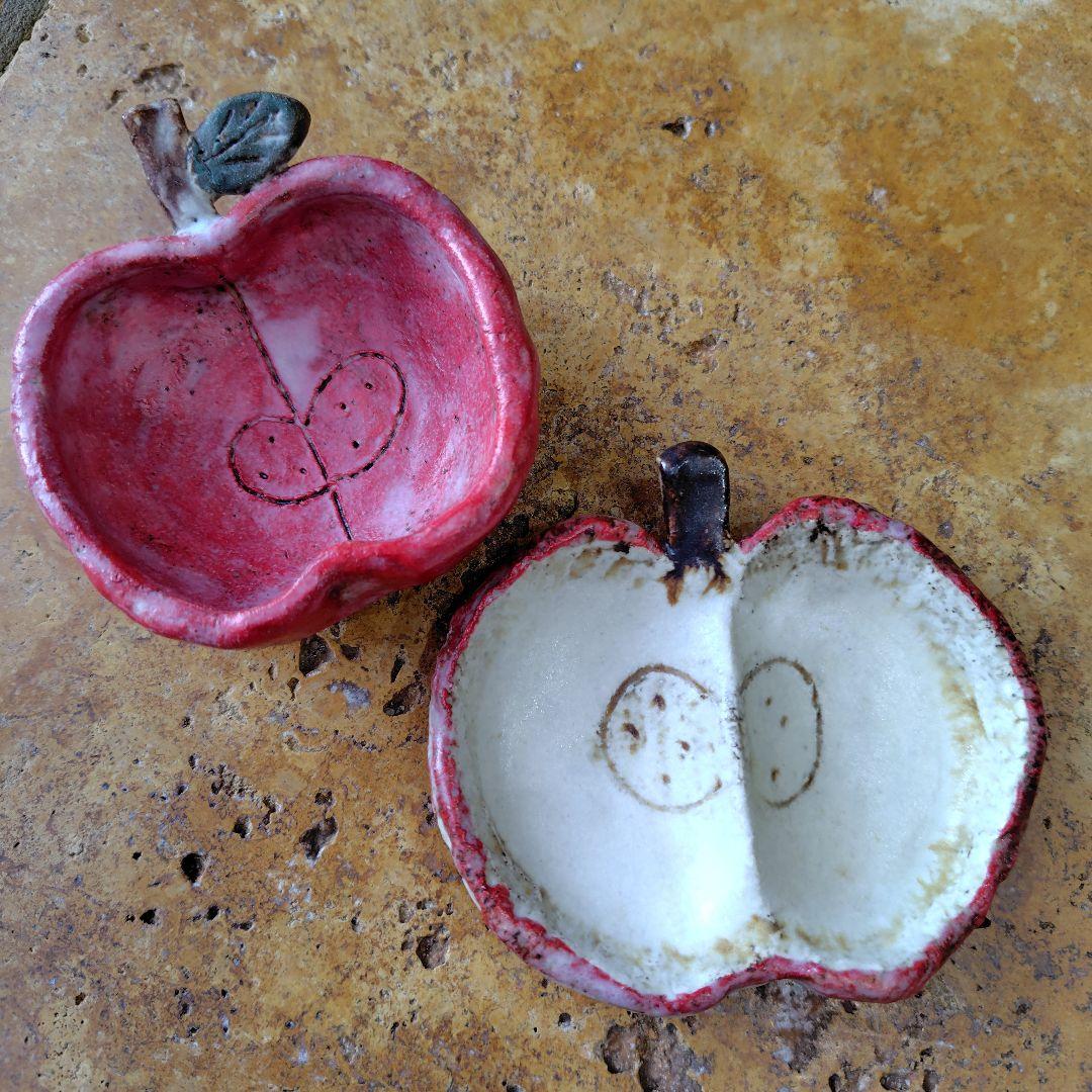 本田あつみ　フルーツ　りんご ２点