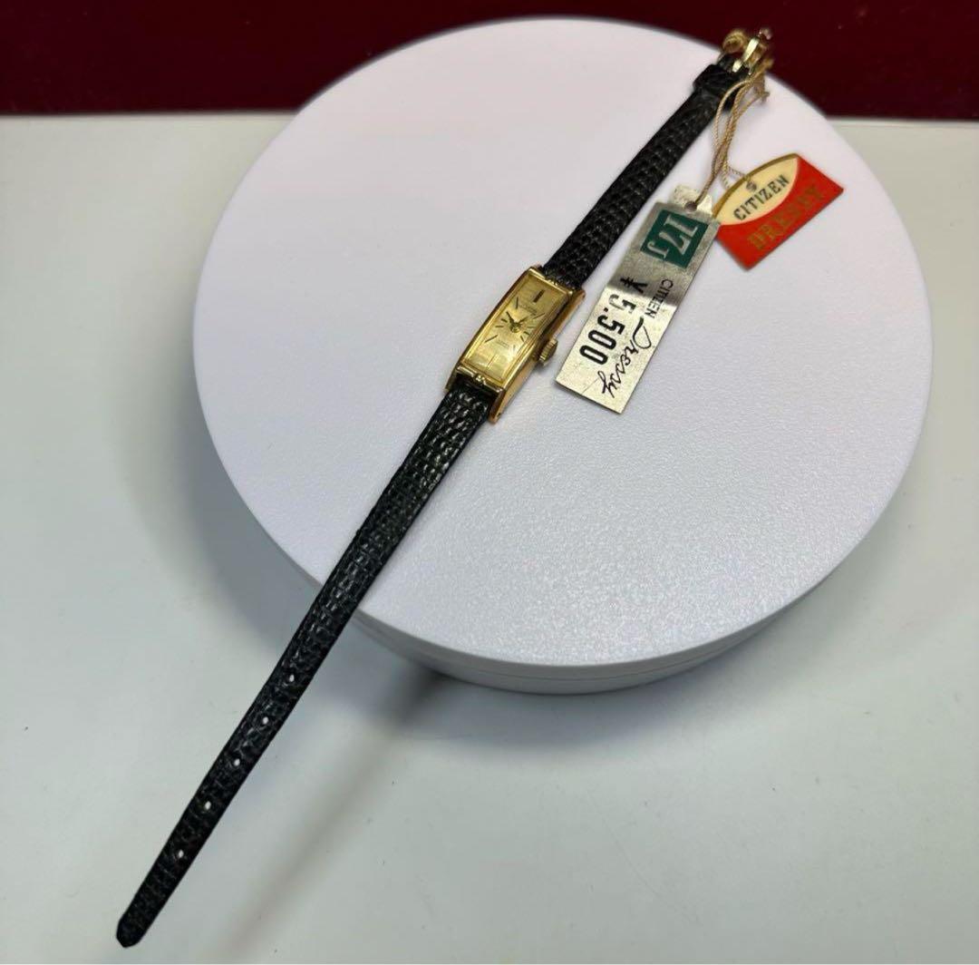 ★OH済 希少 未使用 60s CITIZEN ドレッシー 手巻 日本製 腕時計