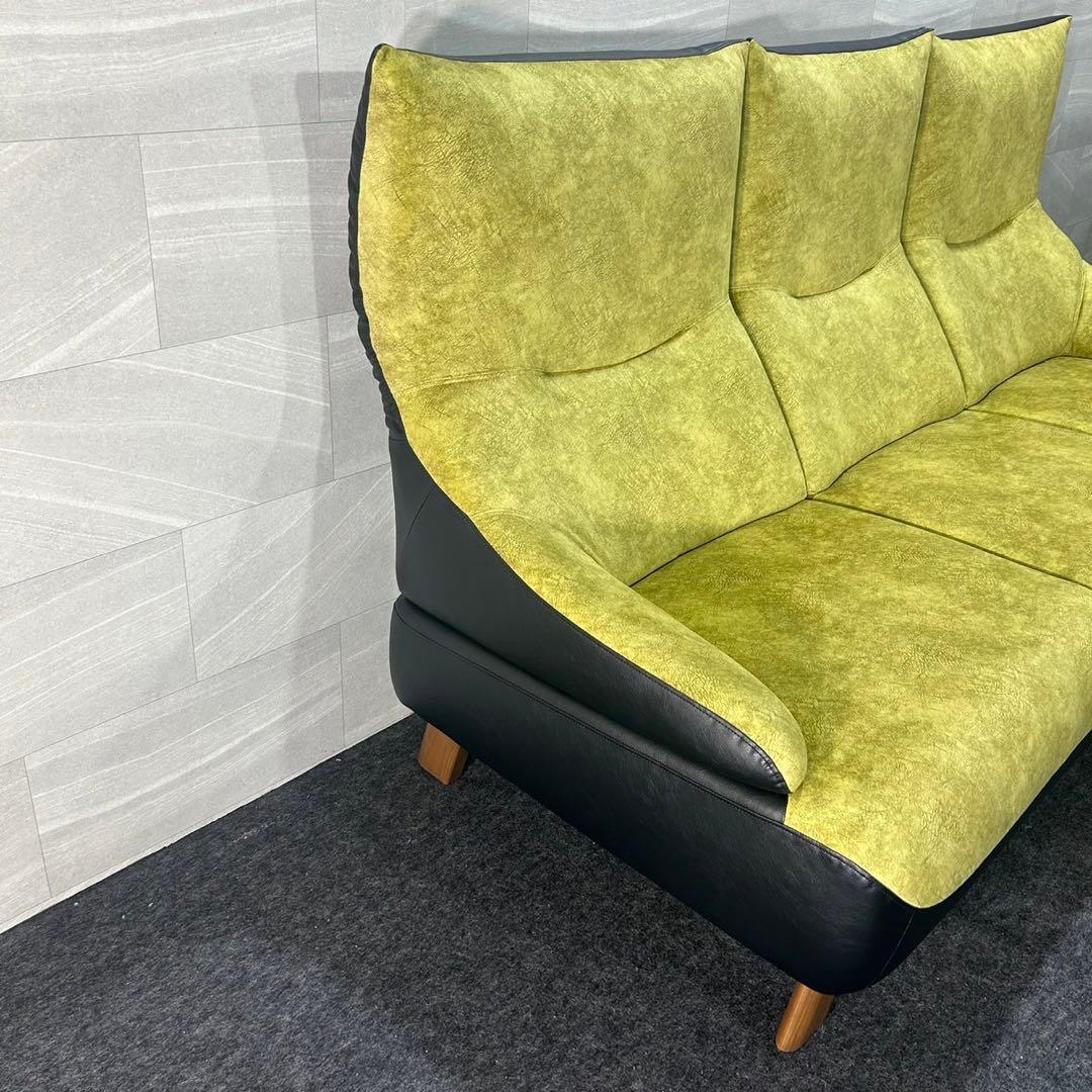 アサヒ木工 ソファ 布張り 3人掛け Tron 3P おしゃれ 家具 d3109