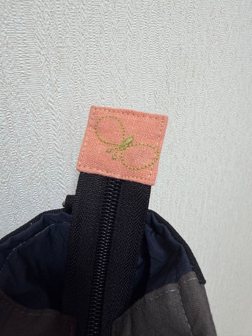 ミナペルホネン＊パッチギャザポケファスナートートLL✂️ハンドメイド