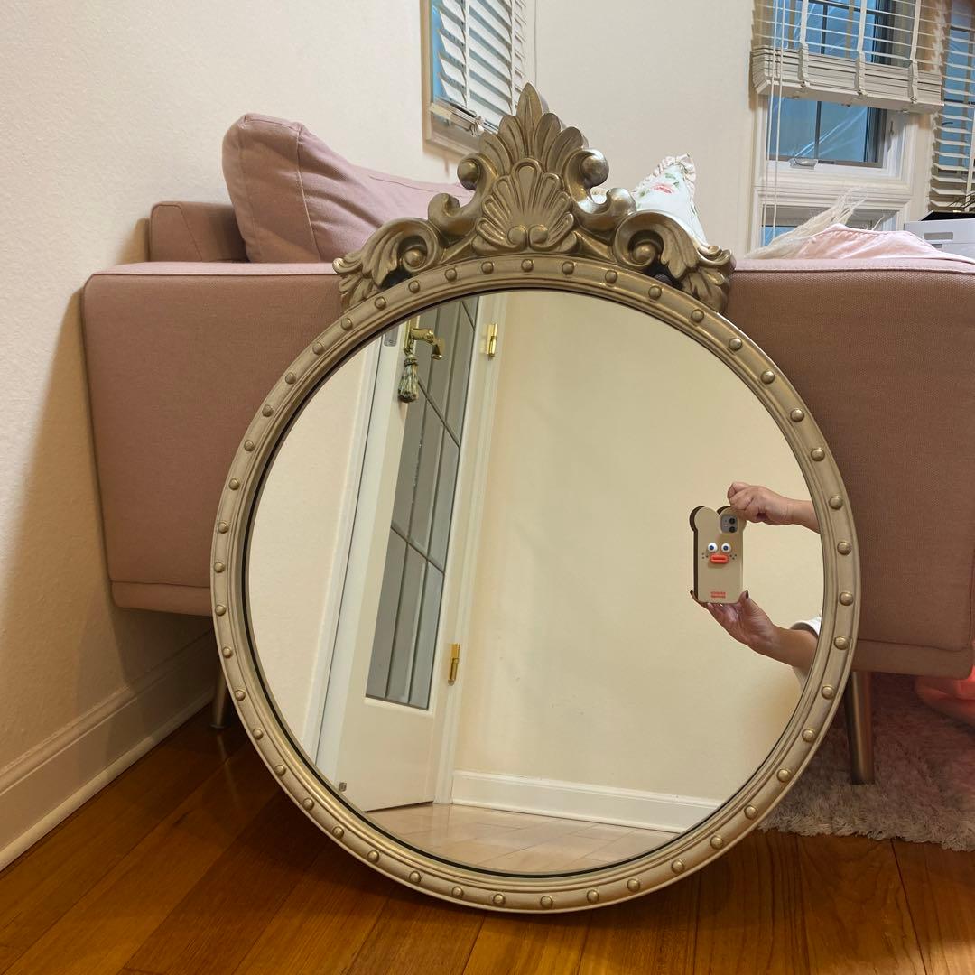 ローラアシュレイ　壁掛けミラー