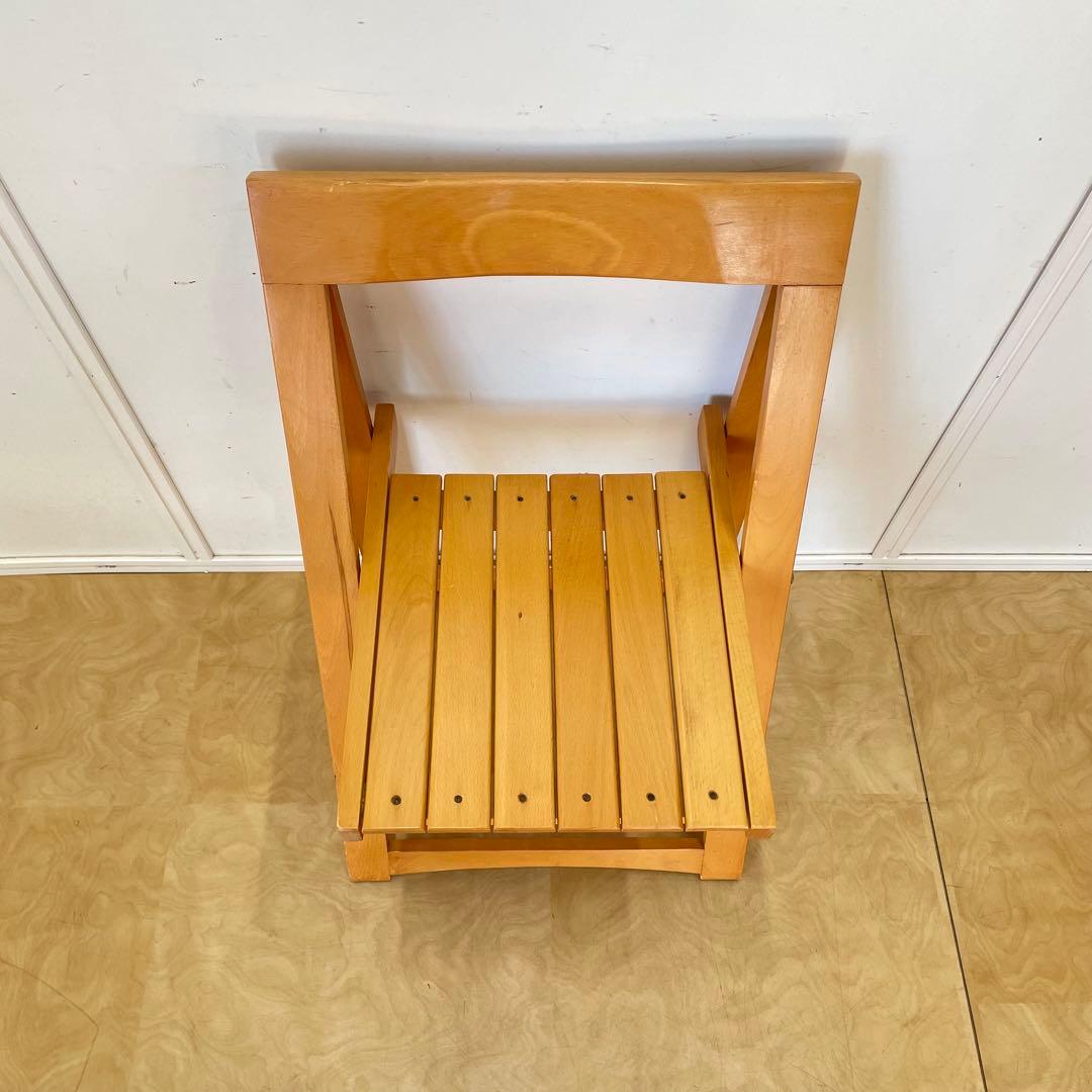 ルーマニア製 折りたたみ椅子 フォールディングチェア 折り畳み ビンテージ