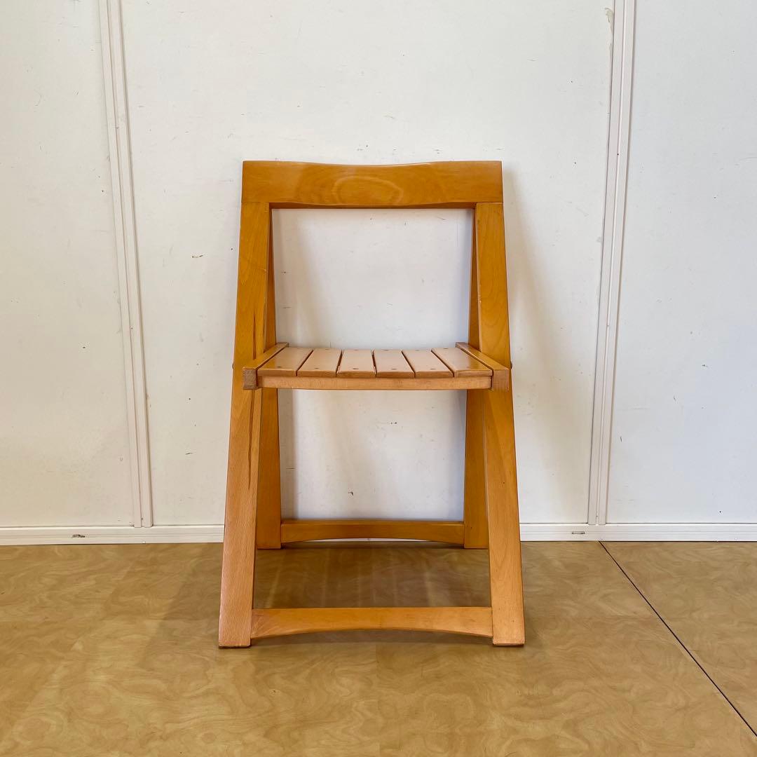 ルーマニア製 折りたたみ椅子 フォールディングチェア 折り畳み ビンテージ