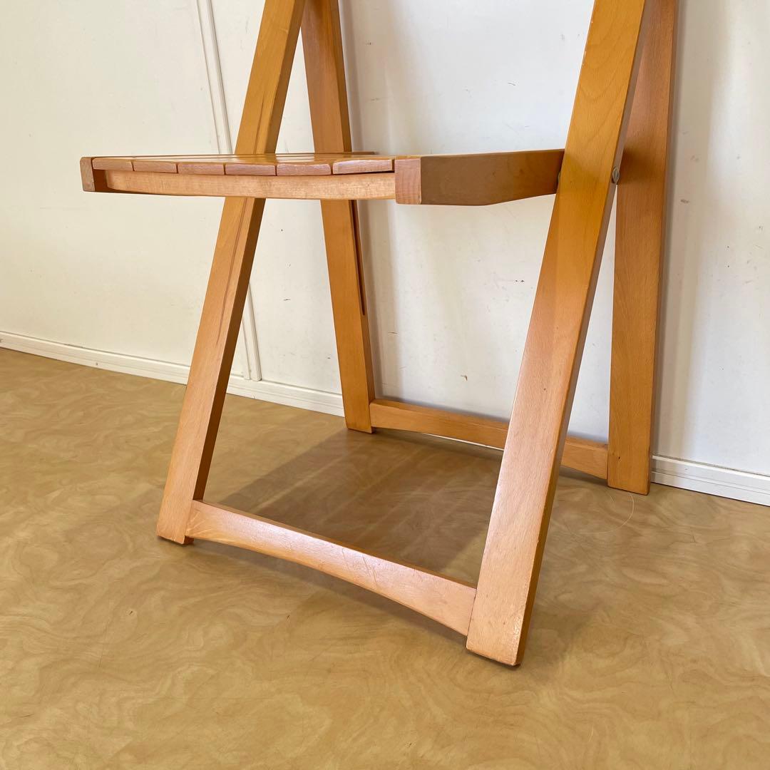 ルーマニア製 折りたたみ椅子 フォールディングチェア 折り畳み ビンテージ