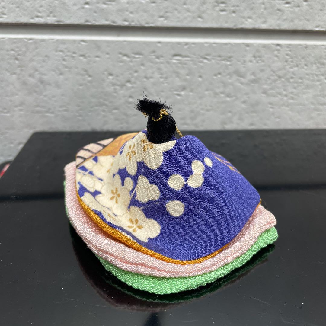 ちりめん細工　雛人形　9点セット（台は付属しておりません）