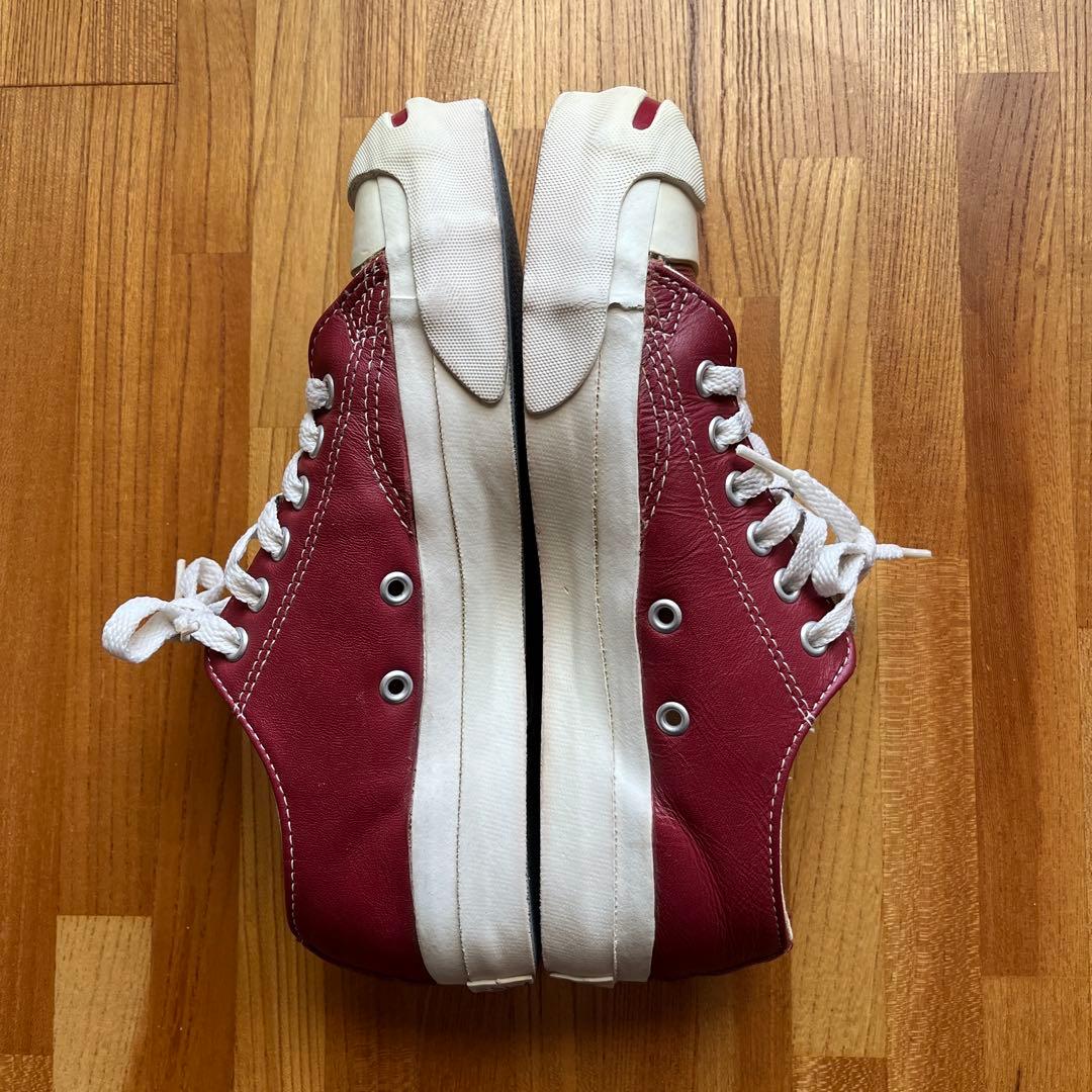 コンバース ジャックパーセル 90's USA製 24cm レッド レザー
