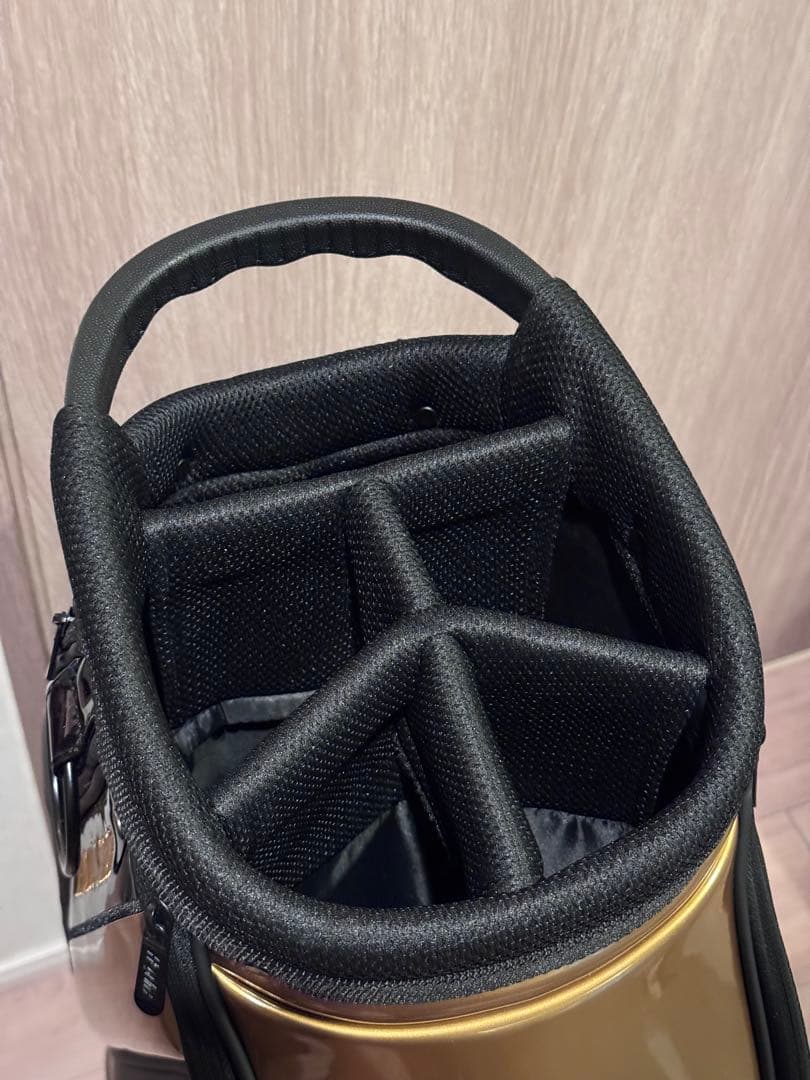 ホンマ ゴルフ ロイヤルスター カート キャディバッグ ブラック×ゴールド