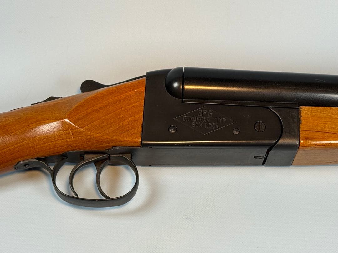 ハドソン製水平二連ダブルバレルショットガン 木製ストック