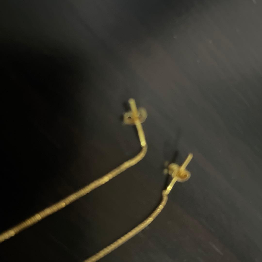 美品♡k18♡パールピアス正規品