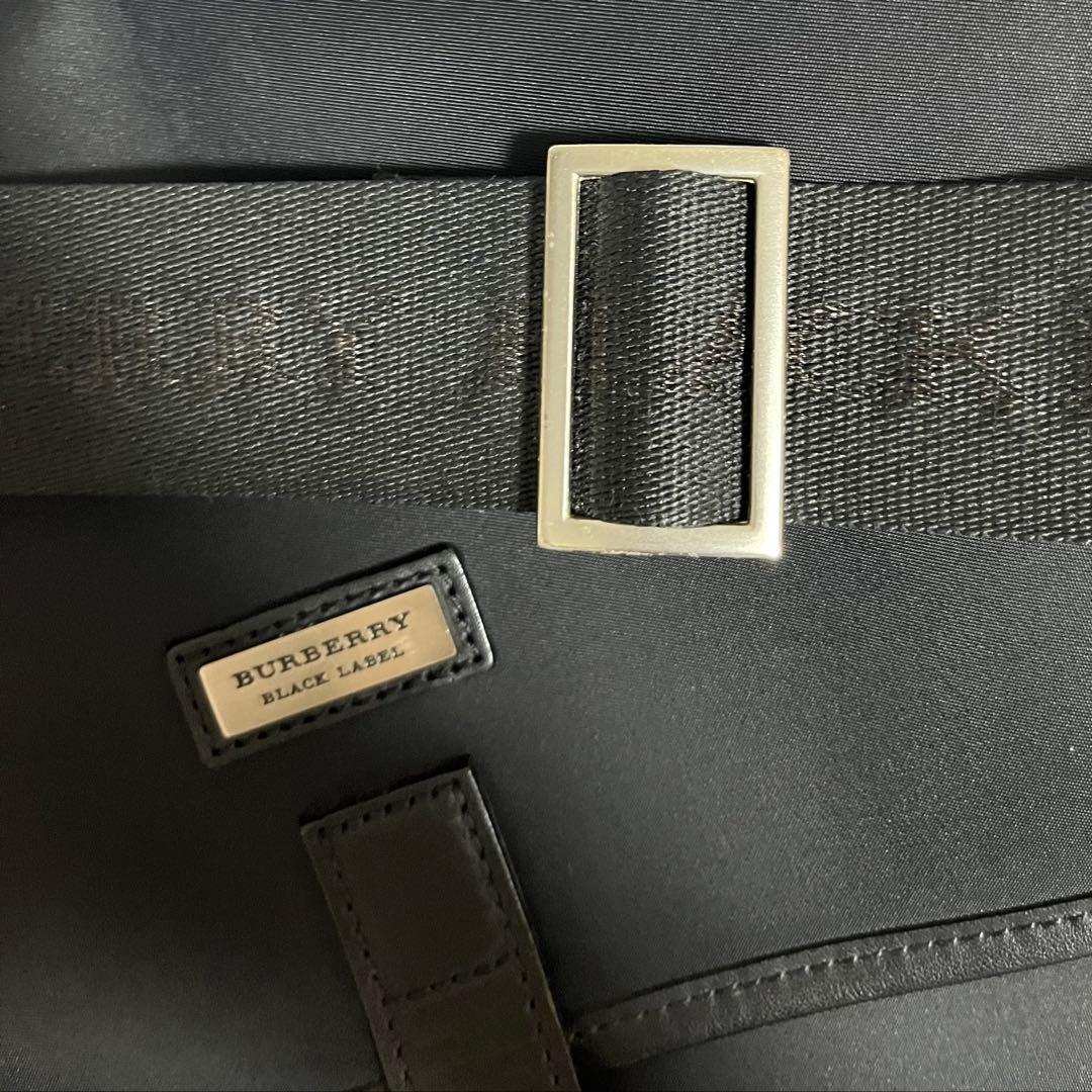 【専用】バーバリー ブラックレーベル ショルダーバッグ ノバチェック 黒