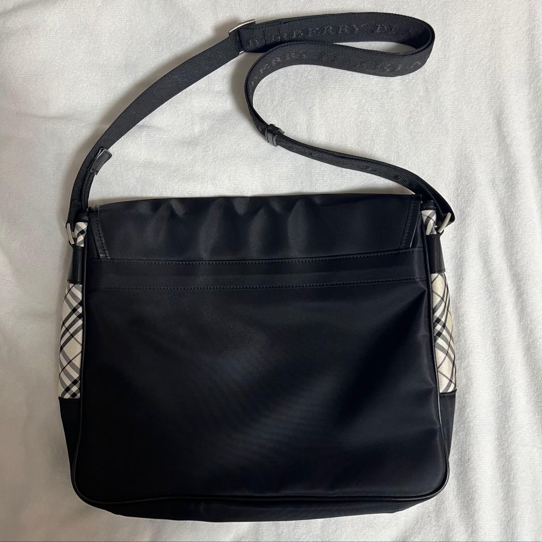 【専用】バーバリー ブラックレーベル ショルダーバッグ ノバチェック 黒