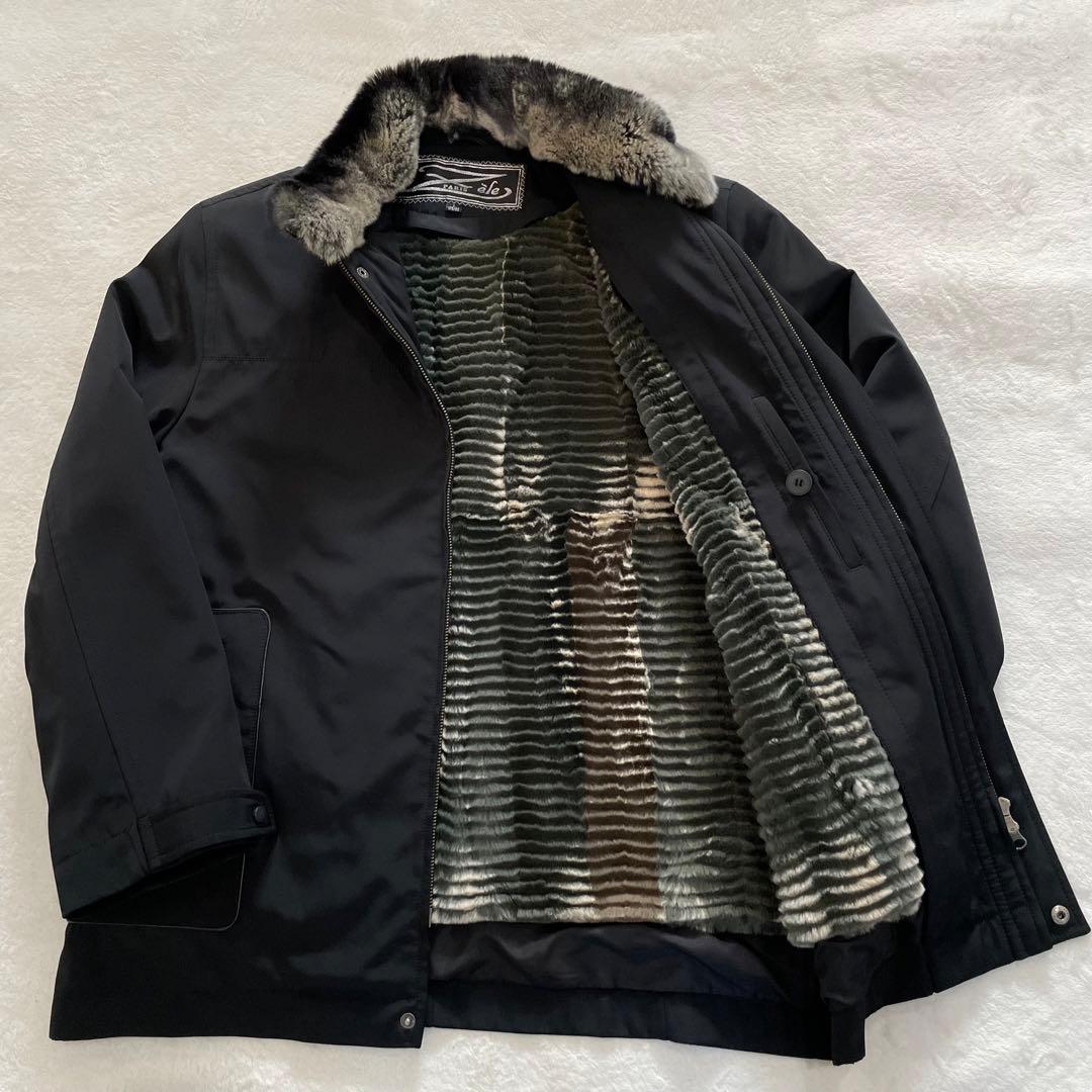 Zele PARIS ゼルパリ　ステンカラーコート　ライナー付き　ボア　4way