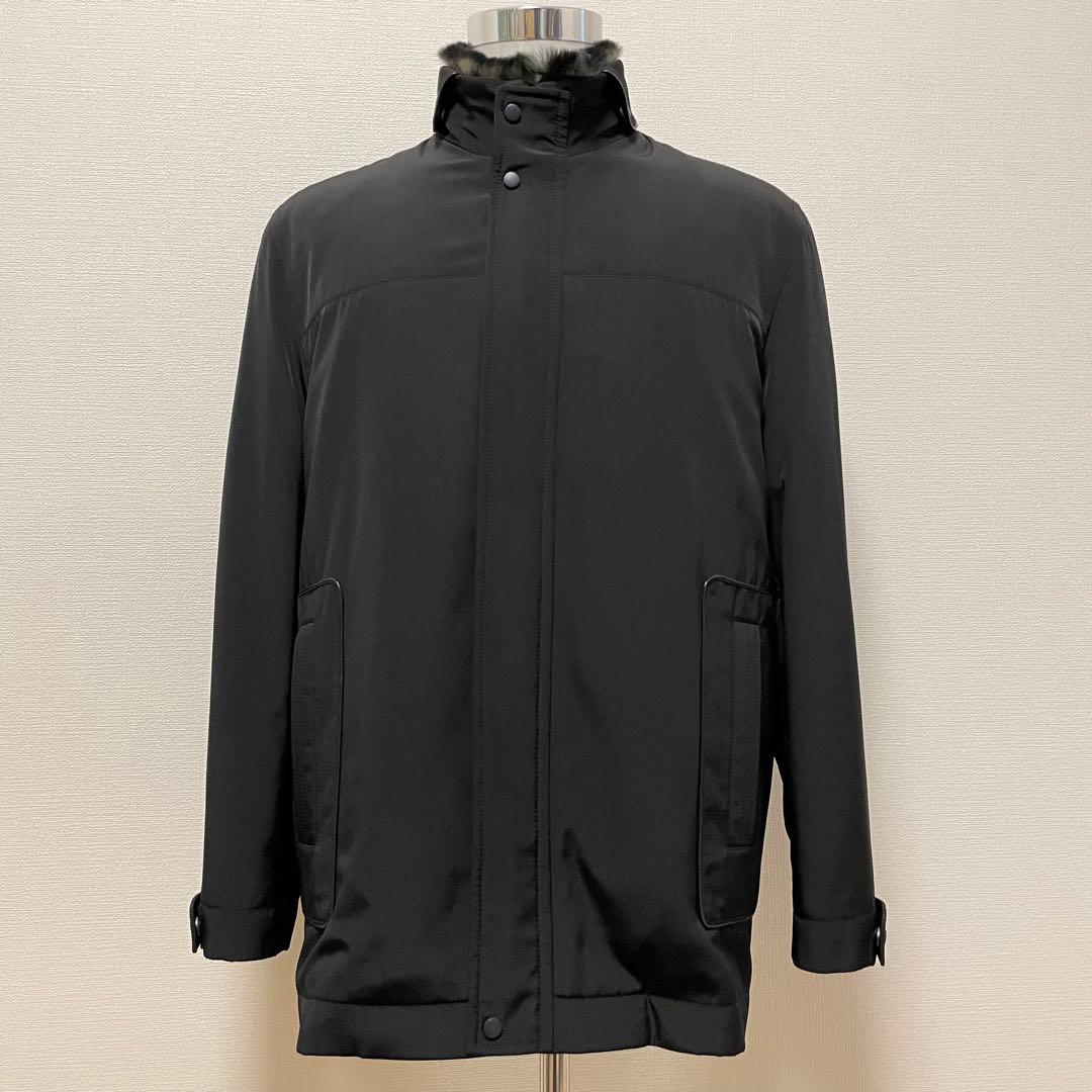 Zele PARIS ゼルパリ　ステンカラーコート　ライナー付き　ボア　4way