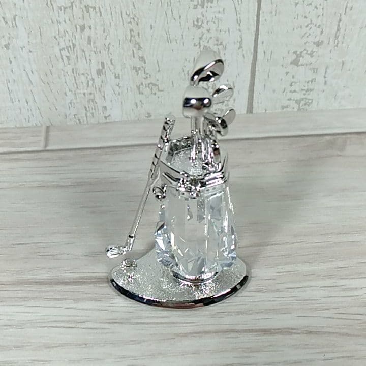 SWAROVSKI スワロフスキー ゴルフクラブ　クリスタル　置物　663844