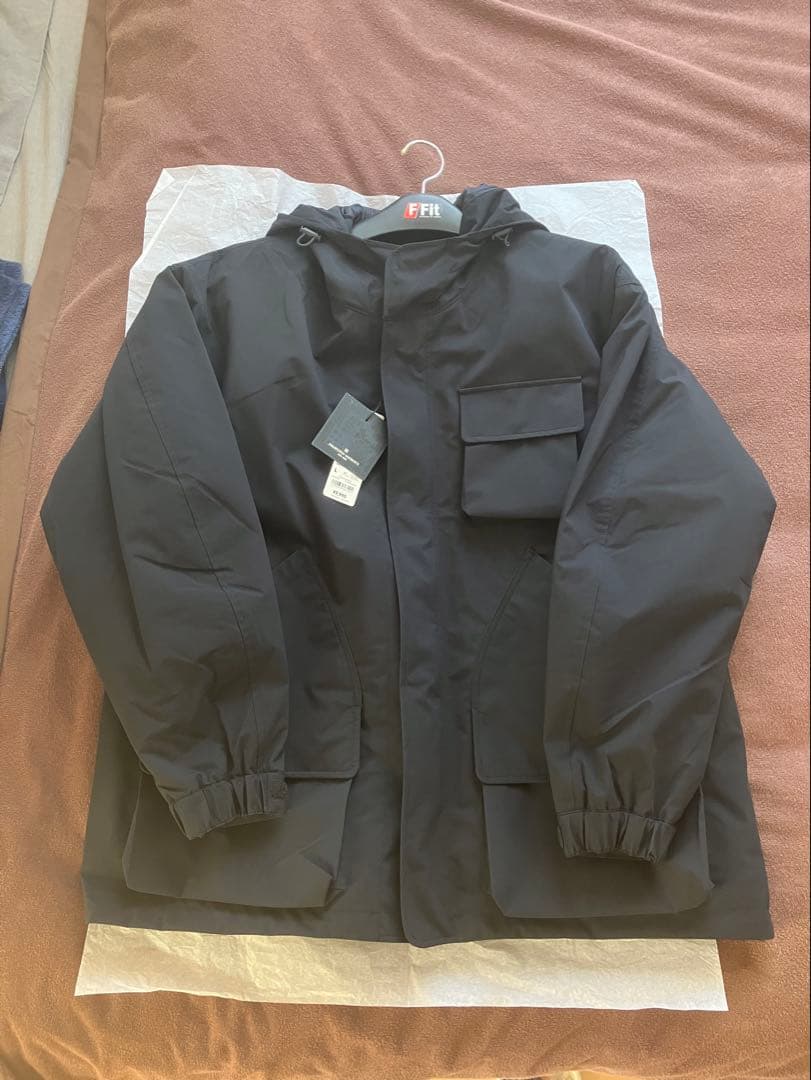 GU x ENGINEERED GARMENTS パデッドシェルパーカ ネイビー