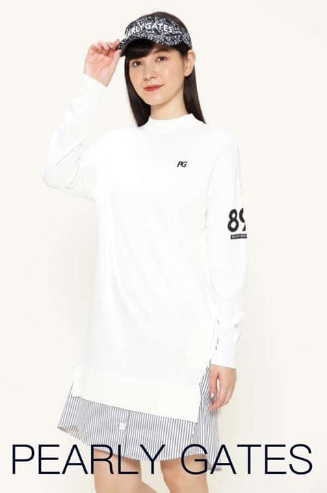 ☆新品☆【PEARLY GATES】シャツワンピース