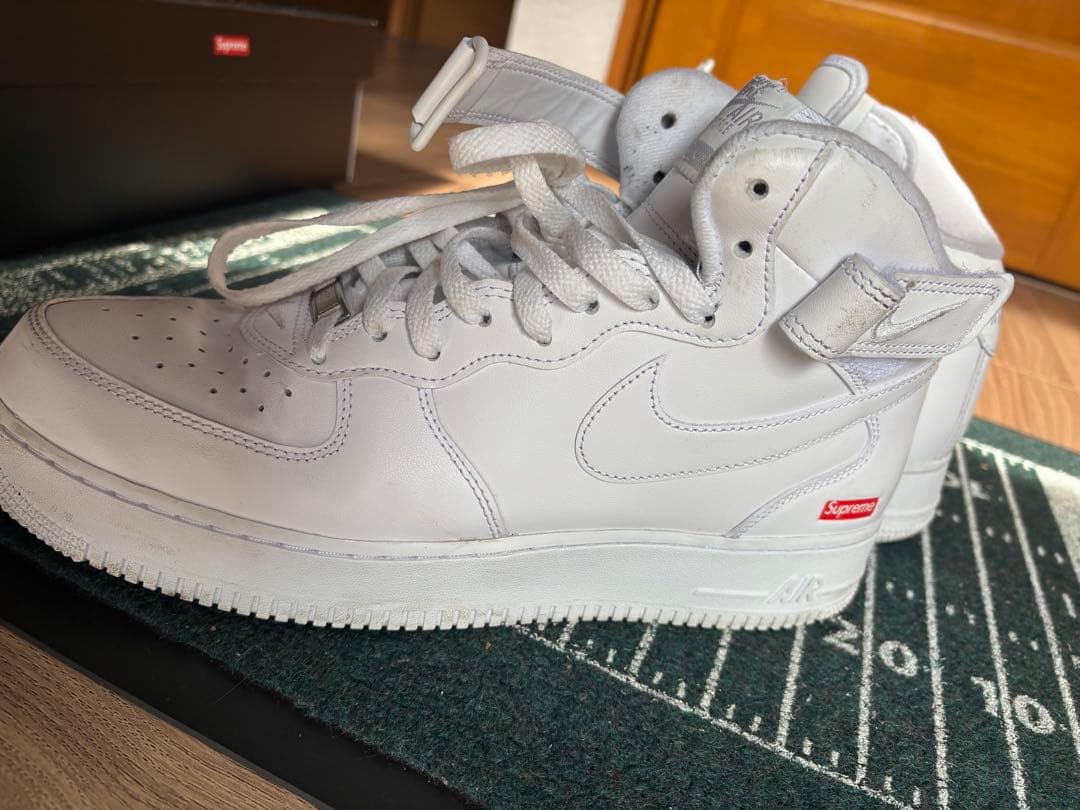靴 Supreme Nike Air Force 1 Mid SP 10.5