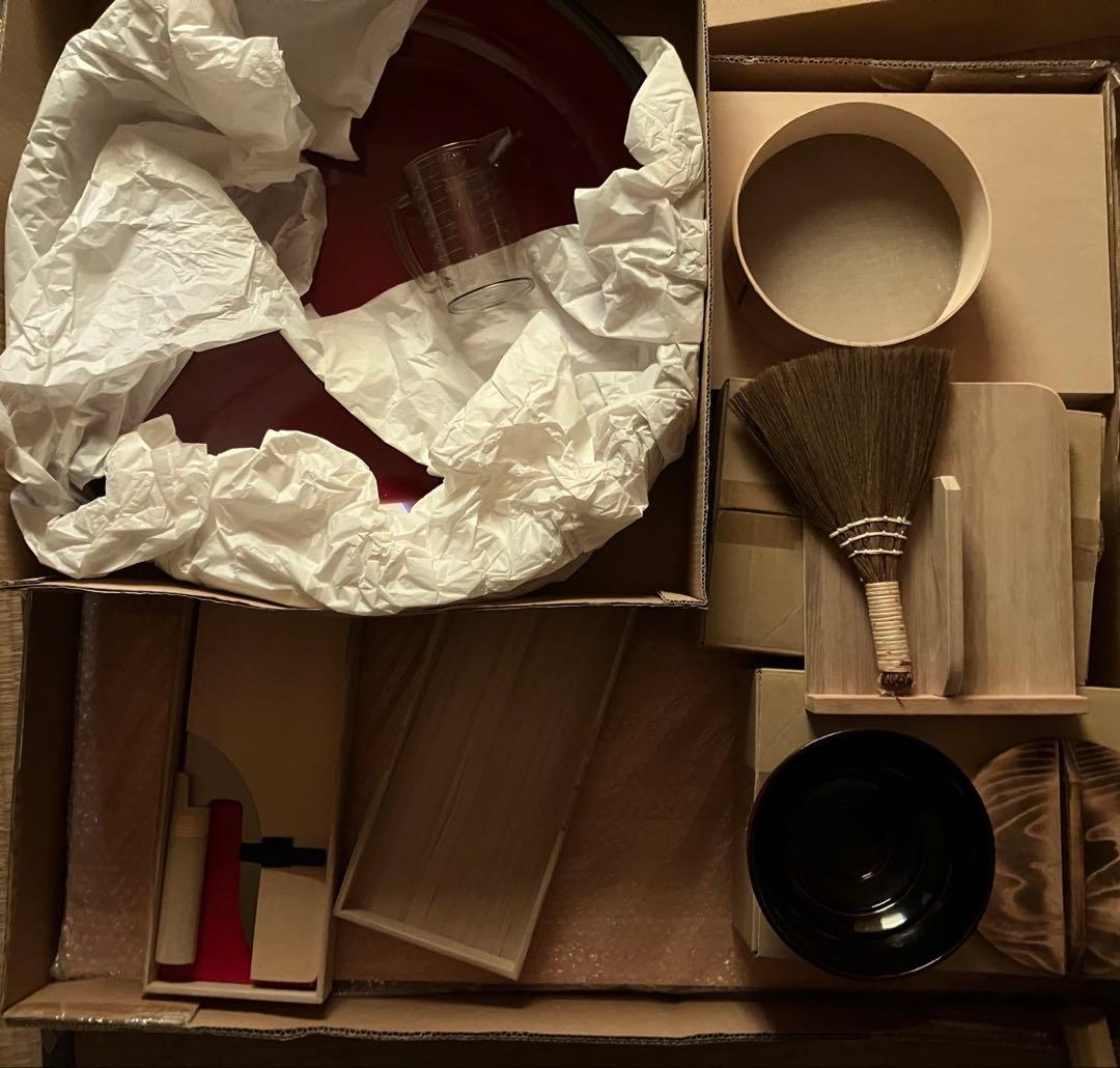 そば打ち道具　豪華特別セット 白芭蕉五四鉢 （そば打ちセット）