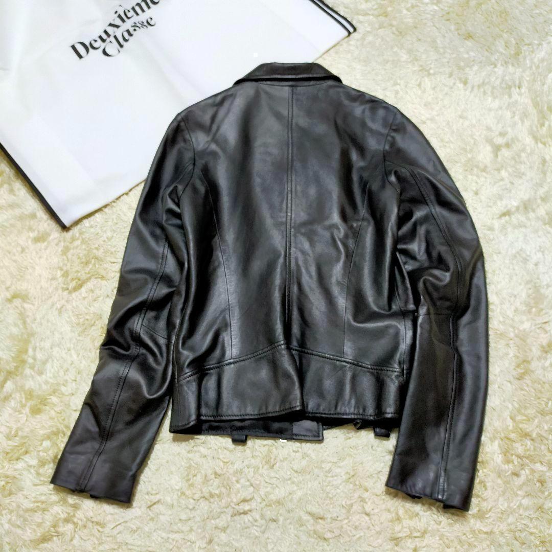 高級レザー✨スワード　柔らかラムレザー　ライダースジャケット　イタリア製